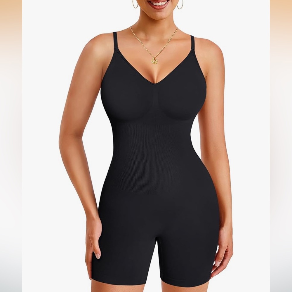 Black Women's Intimate Shapewear Bodysuit XS/S